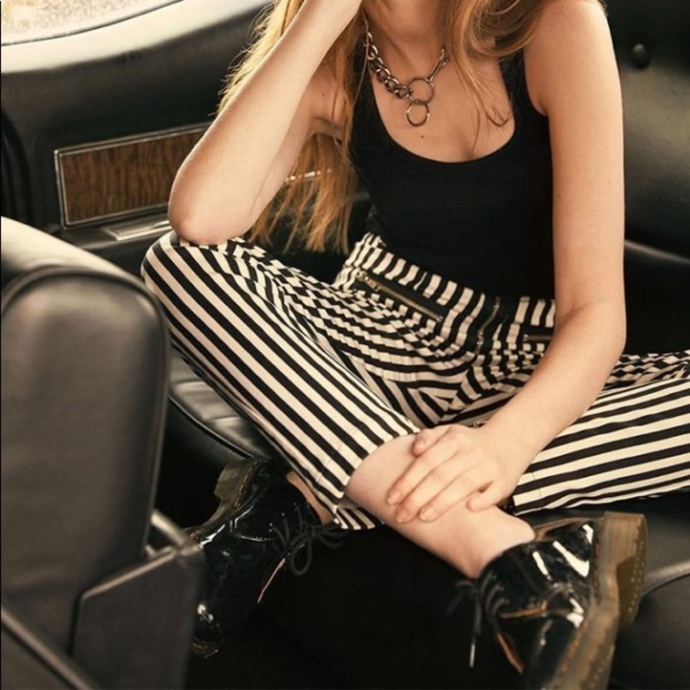 Reformation Pistol Pant Alcatraz Stripe